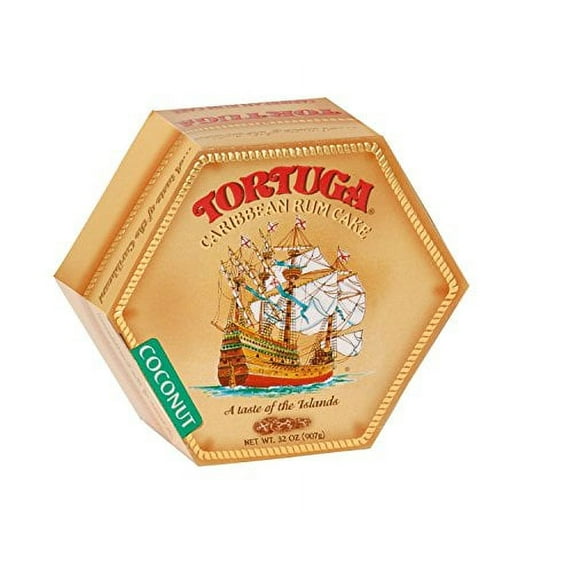 TORTUGA Caribbean Coconut Rum Cake 32 oz. - The Perfect Premium Gourmet Gifts