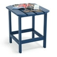 thumbnail image 1 of TORVA Adirondack Outdoor Garden Side Table, HDPE Recycled Plastic End Table for Patio, Garden Coffee Table Weather Resistant, Navy Blue, 1 of 10