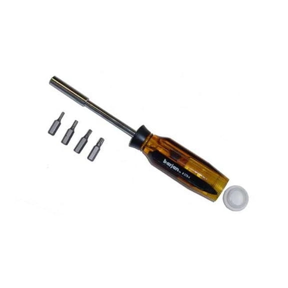 TORX-STYLE SCREWDRIVER with 4 TIPS