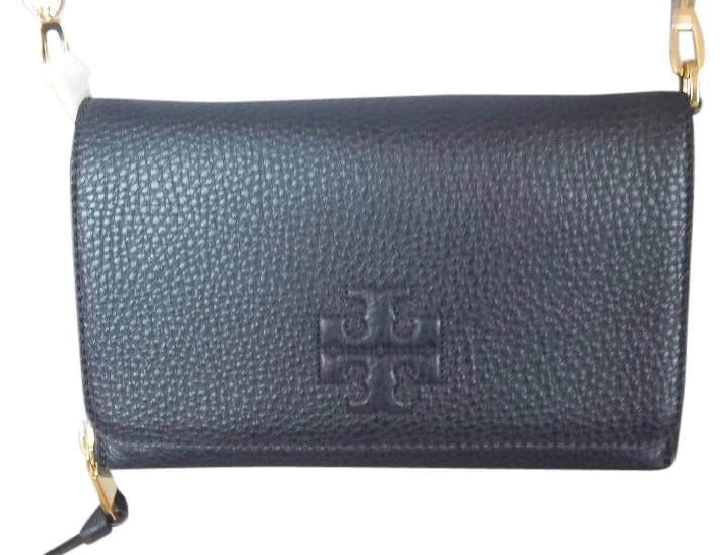 TORY BURCH Thea Crossbody Bag Flat Silver Wallet