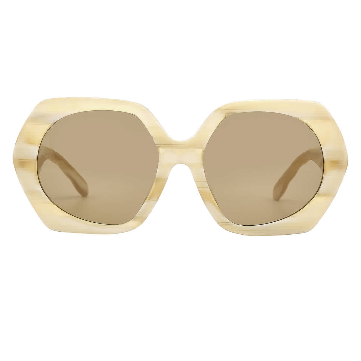 TORY BURCH TY7195U 195073 Ivory Horn Brown 55 mm Women display picture 2