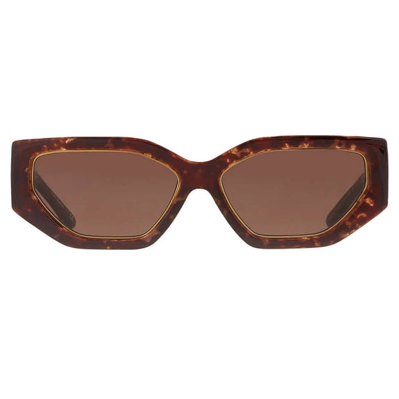 TORY BURCH TY9070U 151973 Dark Tortoise Brown Solid 55 mm Women's Sunglasses