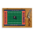 thumbnail image 1 of Illinois Fighting Illini Icon Glass Top Cutting Board & Knife Set, 1 of 2
