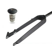TOSEEK MTB Bike Fork 1-1/8 Straight Rigid Fork 26/27.5/29 Carbon Disc Fork