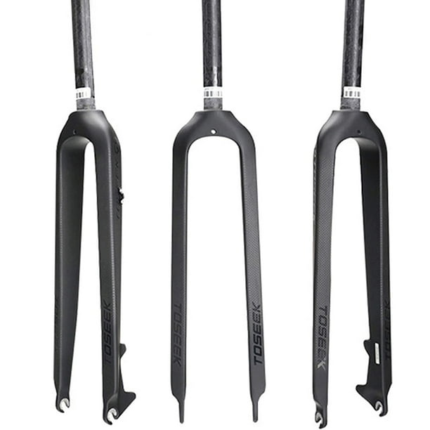 TOSEEK Mountain Bike Fork 26 27.5 29 Carbon Rigid Fork Disc Brake MTB Bike Front Forks 9mm QR Walmart Business Supplies