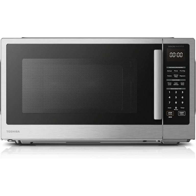 東芝 - Amy Toshiba 7-in-1 Countertop Microwave Air Fryer Combo, 1.0 cu