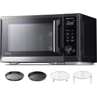 TOSHIBA OptiChef 7-in-1 Countertop Microwave Oven Air Fryer Combo (Black)