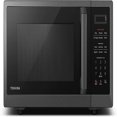TOSHIBA ML2EM09PA(BS) Small Countertop Microwave Oven With 6 Auto
