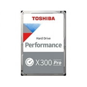 Toshiba X300 PRO 18TB High Workload Performance for Creative Professionals 3.5-Inch Internal Hard Drive   Up to 300 TB/Year Workload Rate CMR SATA 6 GB/s 7200 RPM 512 MB Cache - HDWR51JXZSTB