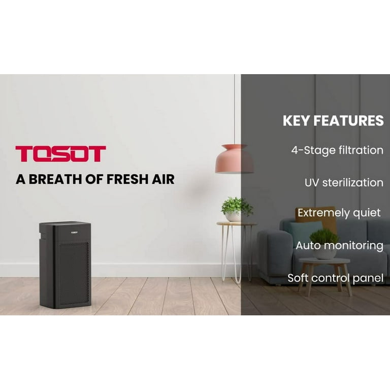 TOSOT KJ350G True HEPA Air Purifier with H13 Medical Grade True