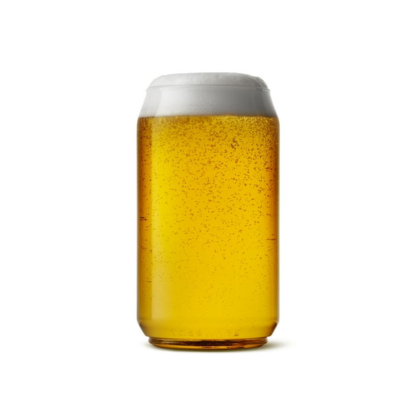 TOSSWARE Clear Plastic 12oz Beer Can Glass, Set of 48