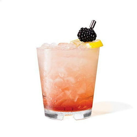 TOSSWARE RESERVE 10oz Stacking Old Fashioned, SET OF 4, Tritan Dishwasher Safe & Heat Resistant Unbreakable Plastic Old Fashioned Glasses, Clear