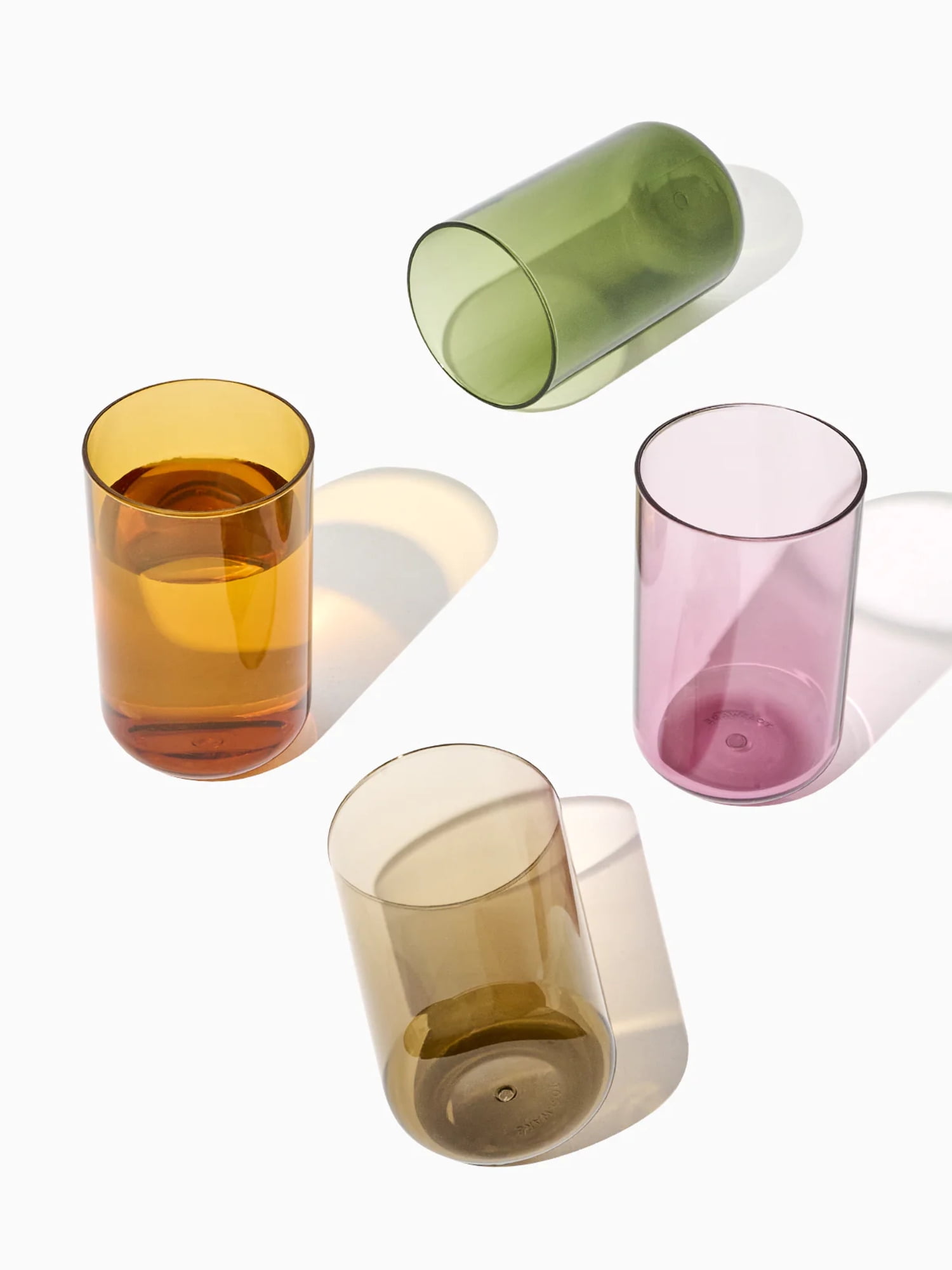 Tritan Copolyester Mixed Color 10oz Tumbler Set of 4