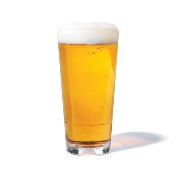 TOSSWARE RESERVE 20oz Stacking Cooler, SET OF 24, Tritan Dishwasher Safe & Heat Resistant Unbreakable Plastic Beer Glasses, Clear