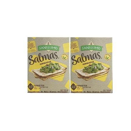 TOSTADAS SANISSIMO HORNEADAS SALMAS 80 ct.