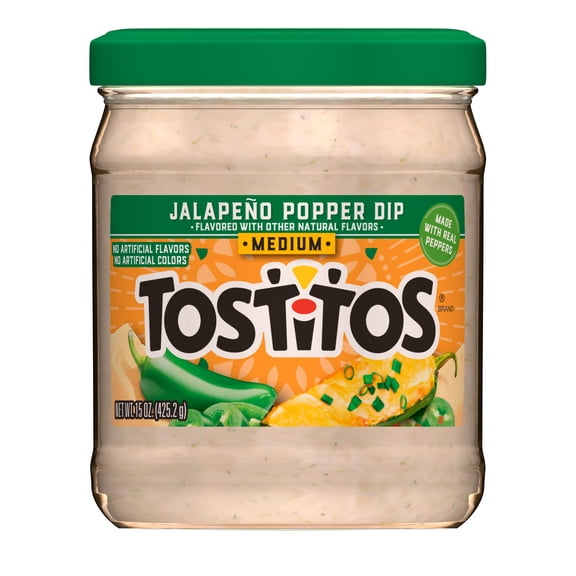 Tostitos Jalapeno Popper Dip Jar, 15 oz