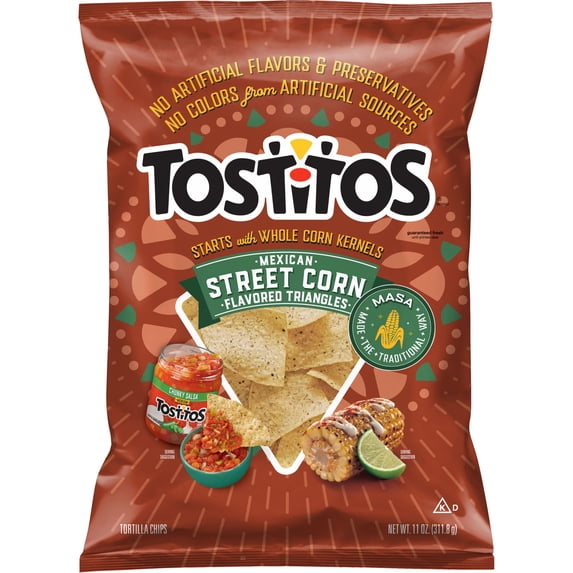 Tostitos Mexican Style Street Corn Flavored Tortilla Chips, 11 oz