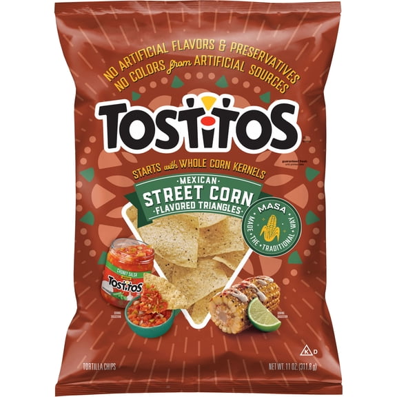 Tostitos Mexican Style Street Corn Flavored Tortilla Chips, 11 oz