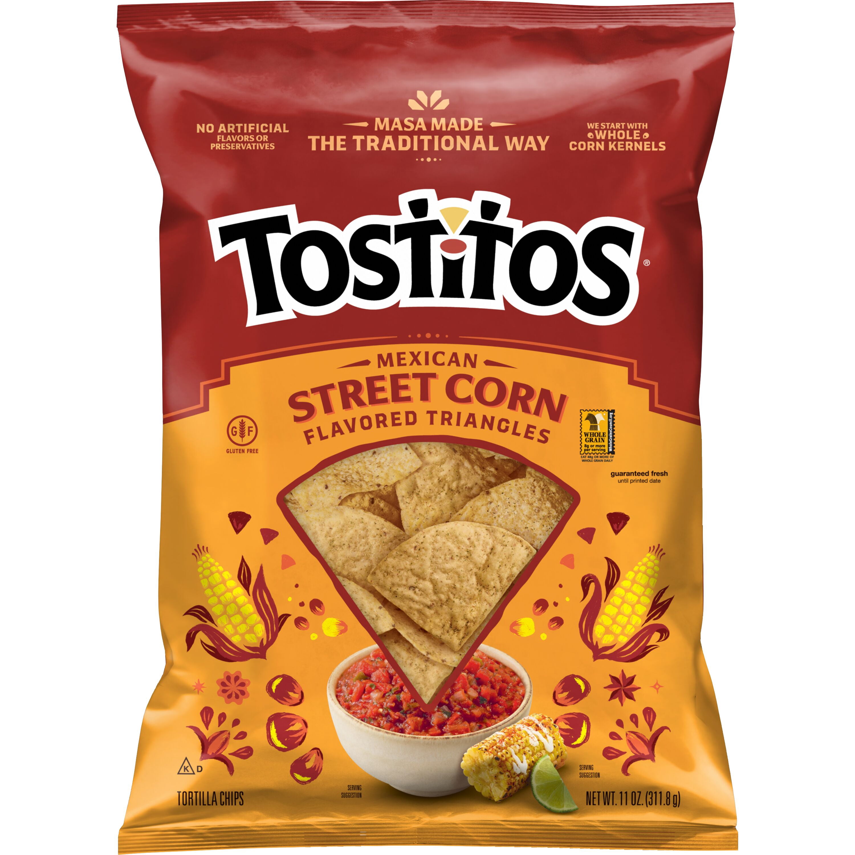 Tostitos Mexican Style Street Corn Flavored Tortilla Chips, 11 oz