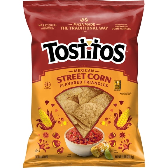 Tostitos Mexican Style Street Corn Flavored Tortilla Chips, 11 oz
