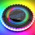 thumbnail image 1 of TOSY Flying Disc - 108 RGB Multicolor LEDs, Super Bright, Smart Modes, Christmas Stocking Stuffers Gift, Camping Toy for Kid/Teen/Adult, Auto Light Up, Rechargeable, Waterproof, 175g, 1 of 7