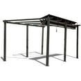 thumbnail image 1 of TOTAL Outdoor 11’ X 16’ Outdoor Retractable Pergola with Weather-Resistant Canopy Aluminum Pergola Patio Grill Gazebo for Garden Lawn(Grey), 1 of 7