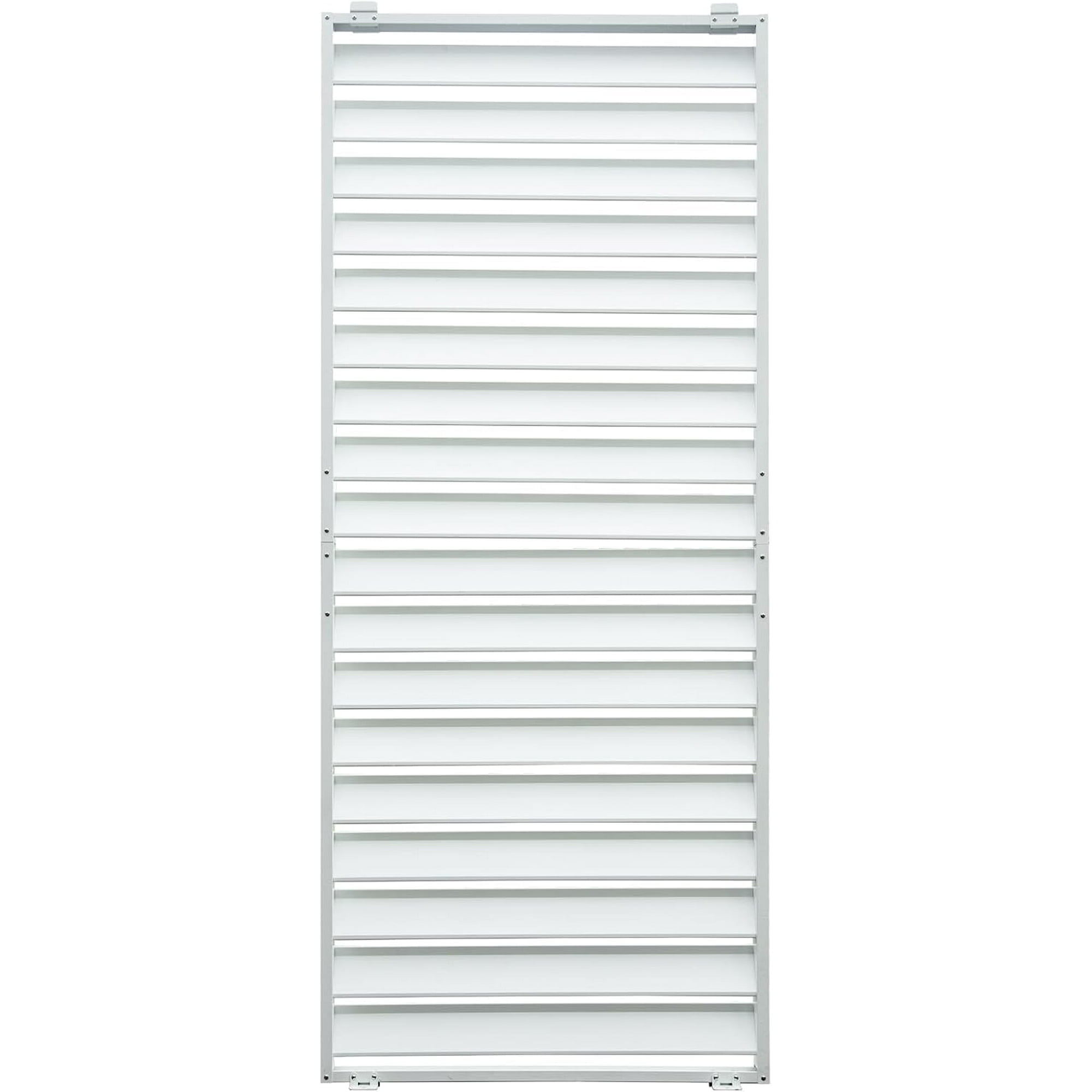 TOTAL Outdoor Waterproof Aluminum Privacy Screen for Louvered Pergolas ...