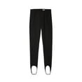 thumbnail image 1 of TOTEME Women's Viscose Blend High Waist Slim Leg Skipants, Black, S, 1 of 1