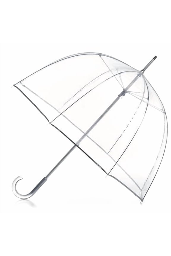 ADULT CLEAR BUBBLE UMBRELLA WITH DOME CANOPY AND LIGHTWEIGHT WIND RAIN