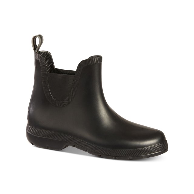 TOTES Womens Black Everywear Technology Chelsea Boots Waterproof Slip