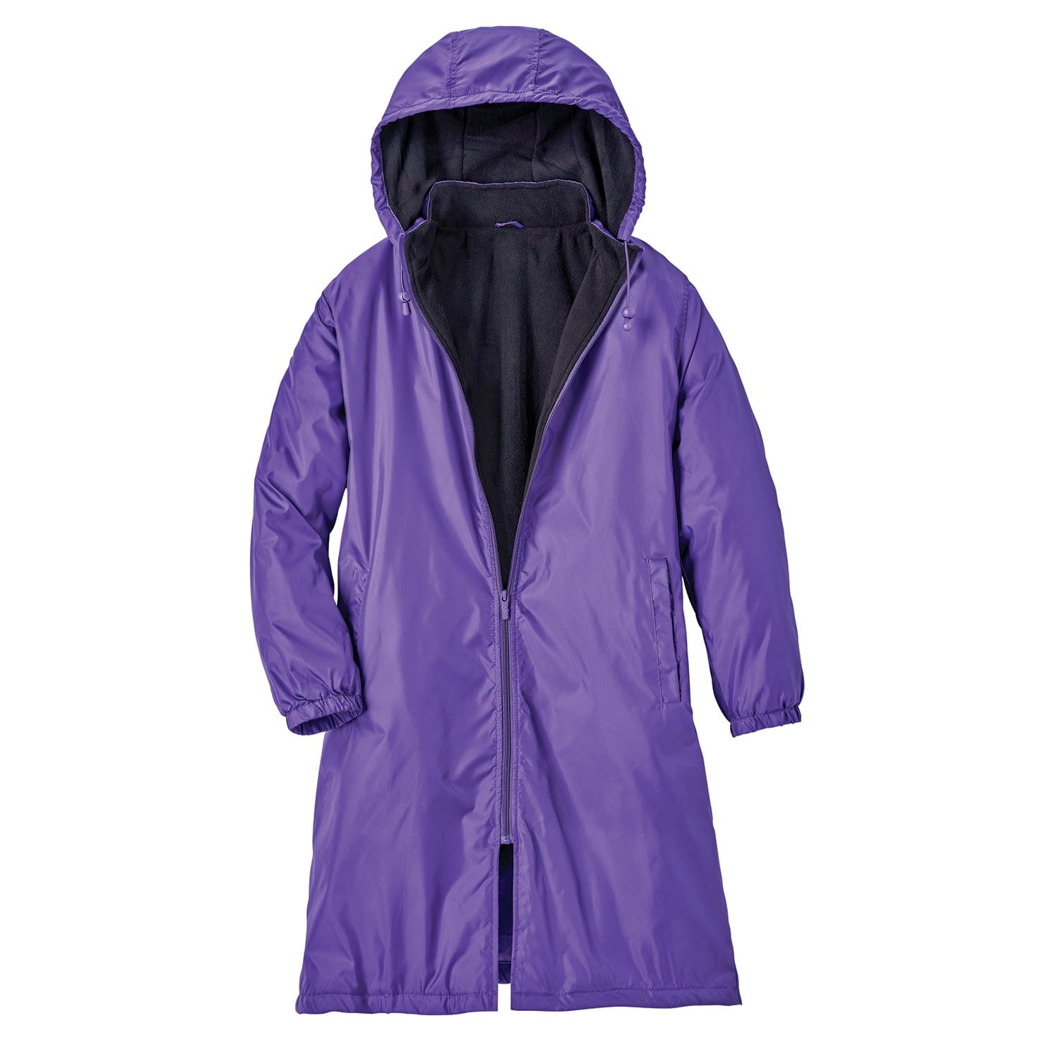 TOTES Womens Rain Jacket with Hood - Long Raincoat, Womens Coat Storm ...