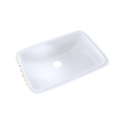 TOTO  19" x 12-3/8" Rectangular Undermount Bathroom Sink with CEFIONTECT, Cotton White - LT542G#01