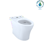 TOTO Aquia IV Elongated Skirted Toilet Bowl with CEFIONTECT, Cotton White - CT446CEGN#01