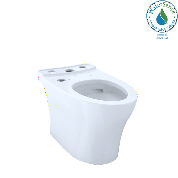 TOTO Aquia IV WASHLET+ Elongated Skirted Toilet Bowl with CEFIONTECT, Cotton White - CT446CEGNT40#01