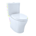 thumbnail image 1 of TOTO Aquia IV WASHLET+ Two-Piece Elongated Dual Flush 1.28 and 0.8 GPF Toilet with CeFiONtect, Bone - MS446124CEMG#03, 1 of 4