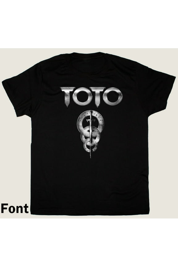 TOTO Band Basic Logo Short Sleeve Gift For Fan Black All Size Shirt AG854