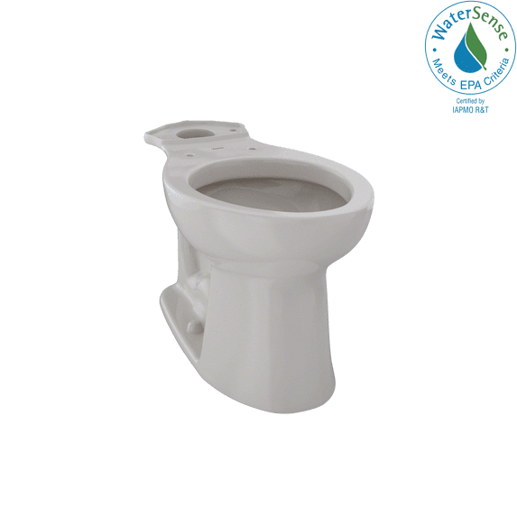 TOTO® Entrada™ Universal Height Elongated Toilet Bowl, Sedona Beige - C244EF#12
