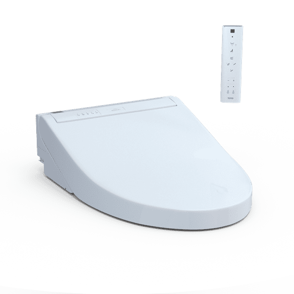 TOTO C5 WASHLET+ Ready Electronic Bidet Toilet Seat with PREMIST and EWATER+ Wand Cleaning, Elongated, Cotton White - SW3084T40#01