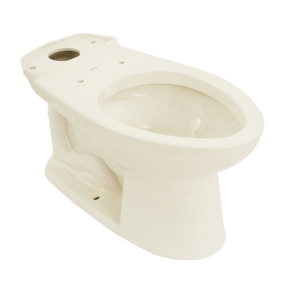 TOTO C744E#11 Drake Elongated Floor Mount Toilet Bowl (Colonial White)