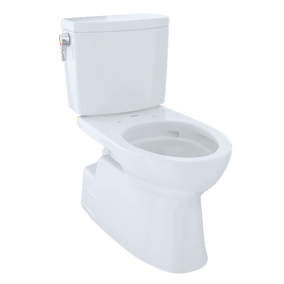 TOTO CST474CUFG#01 1.0-GPF Vespin II 1G High-Efficiency Toilet with SanaGloss (2 Piece), Cotton