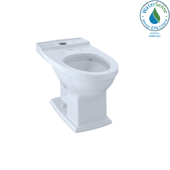 TOTO CT494CEFG#01 Connelly Universal Height Elongated Toilet Bowl with CeFiONtect