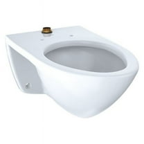 TOTO CT708UG#01 1.0/1.28/1.6 gpf, Flushometer, Wall Mount, Elongated, Toilet Bowl, Cotton