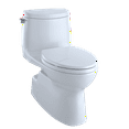 thumbnail image 1 of TOTO? Carlyle? II 1G? One-Piece Elongated 1.0 GPF Universal Height Skirted Toilet with CeFiONtect?, Cotton White - MS614114CUFG#01, 1 of 2