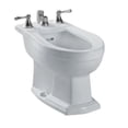 thumbnail image 1 of TOTO® Clayton® Deck Mount Vertical Spray Flushing Rim Bidet, Colonial White - BT784B#11, 1 of 2