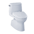 thumbnail image 1 of TOTO® Connect+® Kit Carlyle® II 1G® One-Piece Elongated 1.0 GPF Toilet and Washlet® S350e Bidet Seat, Cotton White - MW614584CUFG#01, 1 of 3