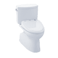 thumbnail image 1 of TOTO® Connect+® Kit Vespin® II Two-Piece Elongated 1.28 GPF Toilet and Washlet® S350e Bidet Seat, Cotton White - MW474584CEFG#01, 1 of 3