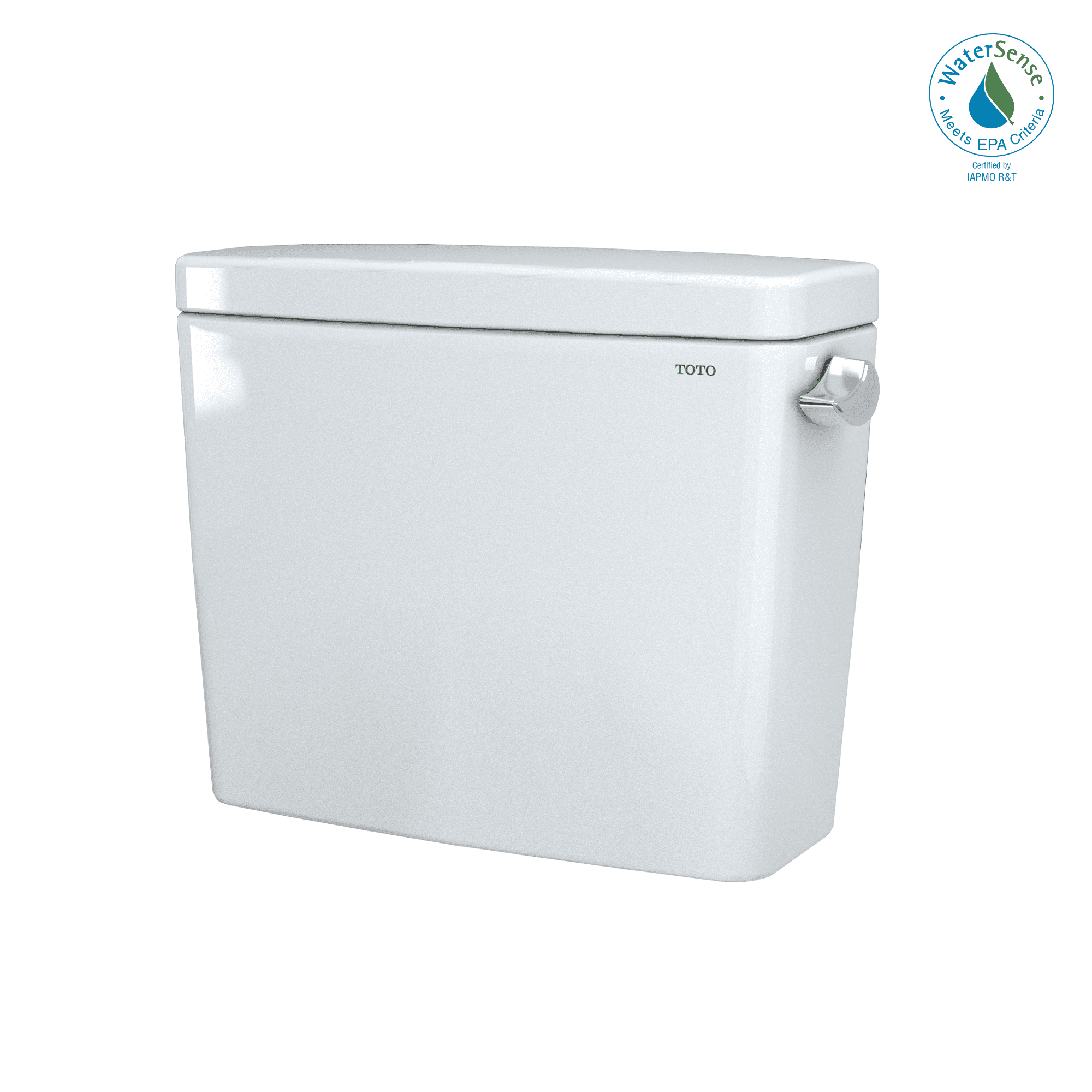 TOTO Drake 1.28 GPF Toilet Tank with Right-Hand Trip Lever, Cotton White - ST776ER#01