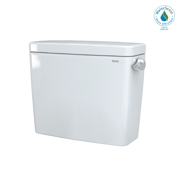 TOTO Drake 1.28 GPF Toilet Tank with Right-Hand Trip Lever, Cotton White - ST776ER#01