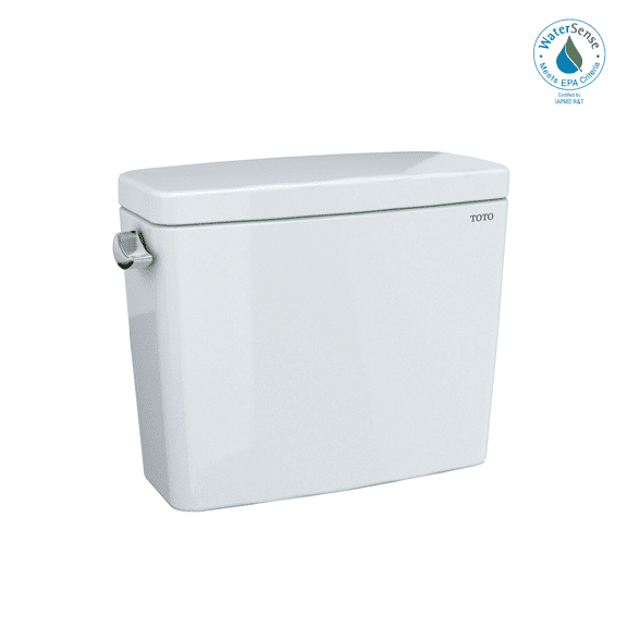 TOTO Drake 1.28 GPF Toilet Tank with WASHLET+ Auto Flush Compatibility, Cotton White - ST776EA#01