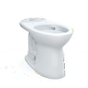 TOTO  Drake  Elongated Universal Height TORNADO FLUSH  Toilet Bowl with 10 Inch Rough-In and CEFIONTECT , Cotton White - C776CEFG.10#01